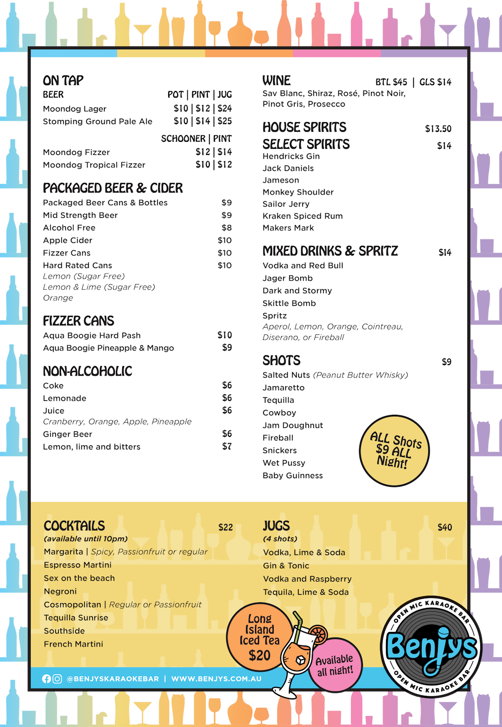 BENJYS-Drinks-Menu-2026 BENJYS Drinks Menu 2026